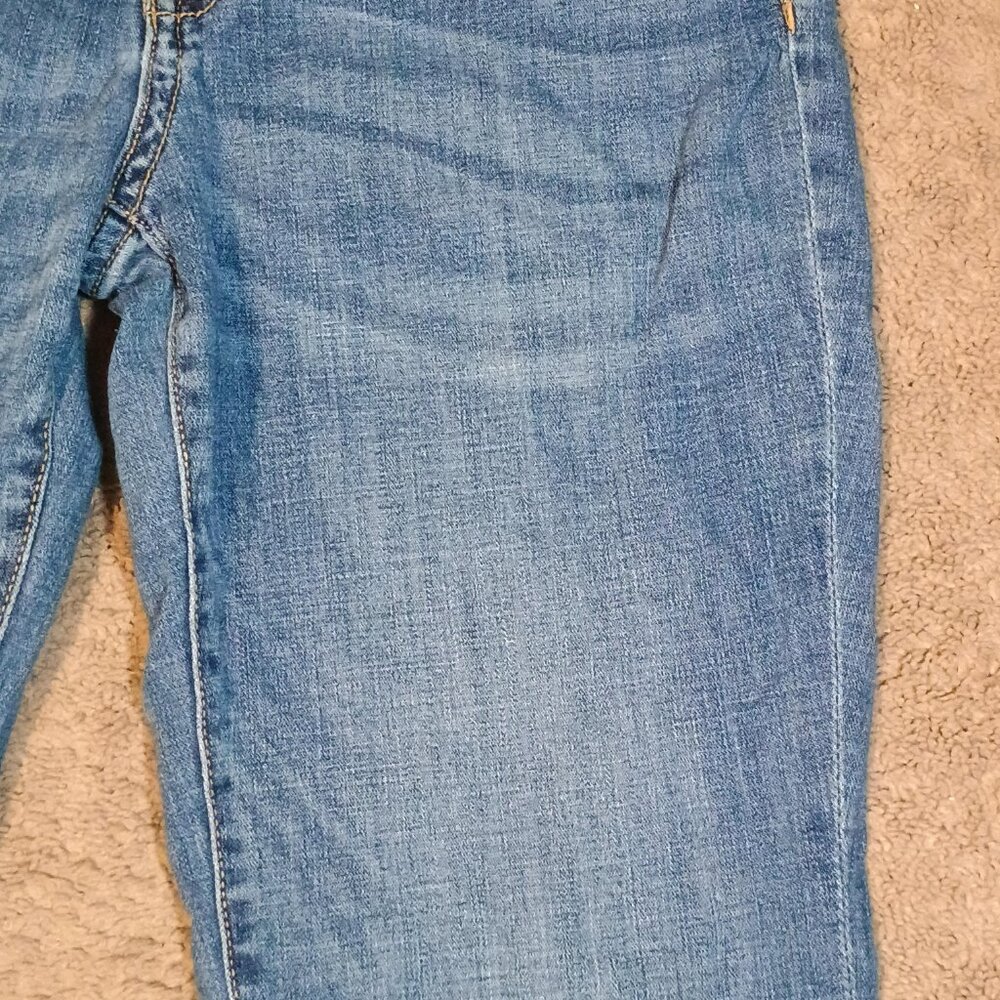 Aeropostale Jeans Womens 14 Regular Medium Wash Low Rise Flare Denim Y2K Retro S - Picture 5 of 7